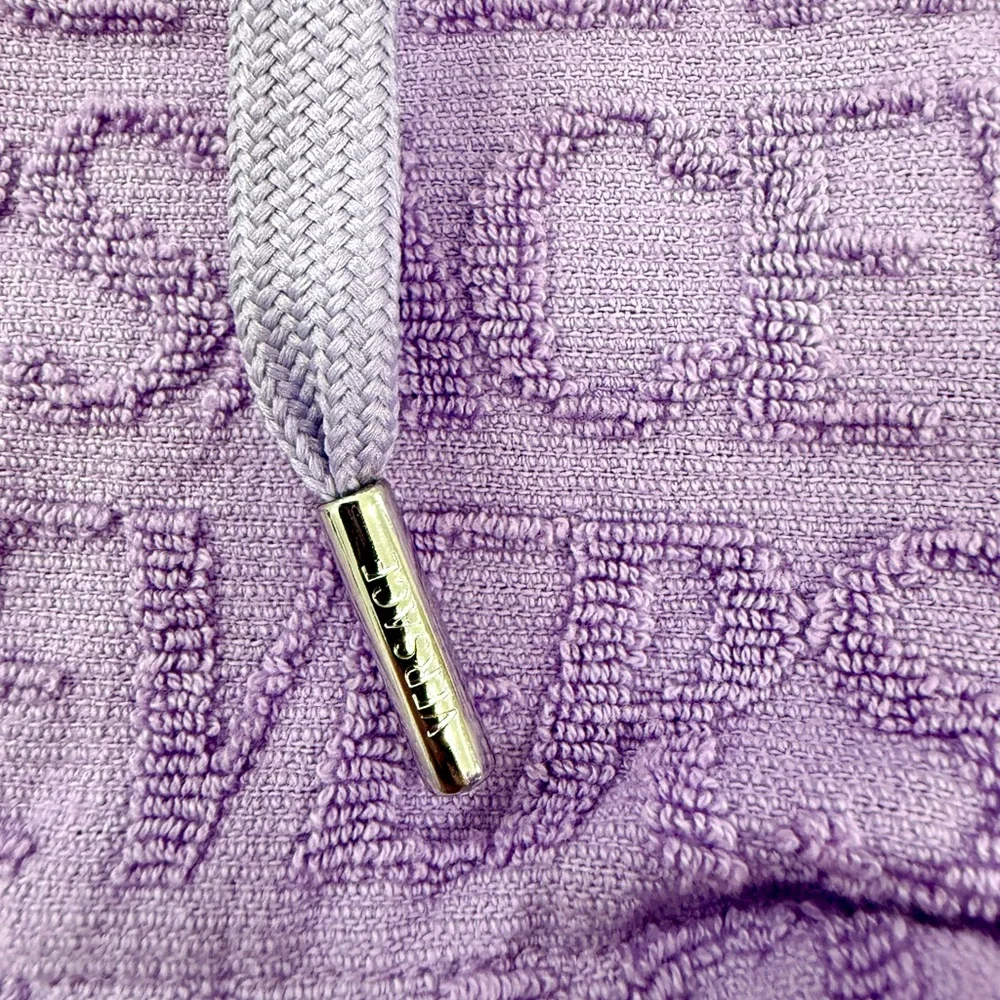 Versace Logo Jacquard Towel Stitched Shorts